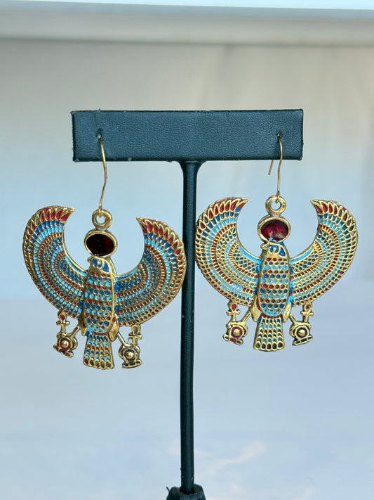 Horus Earrings ( Brass )