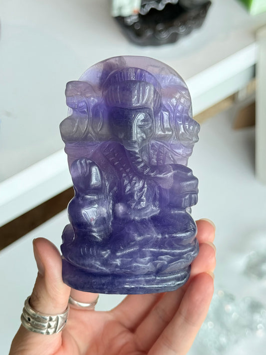 Fluorite Ganesha / Ganesha de Fluorita