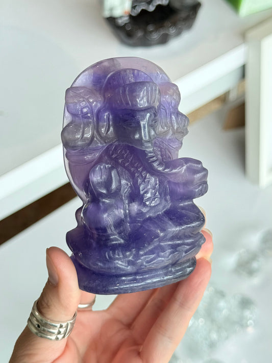 Fluorite Ganesha / Ganesha de Fluorita
