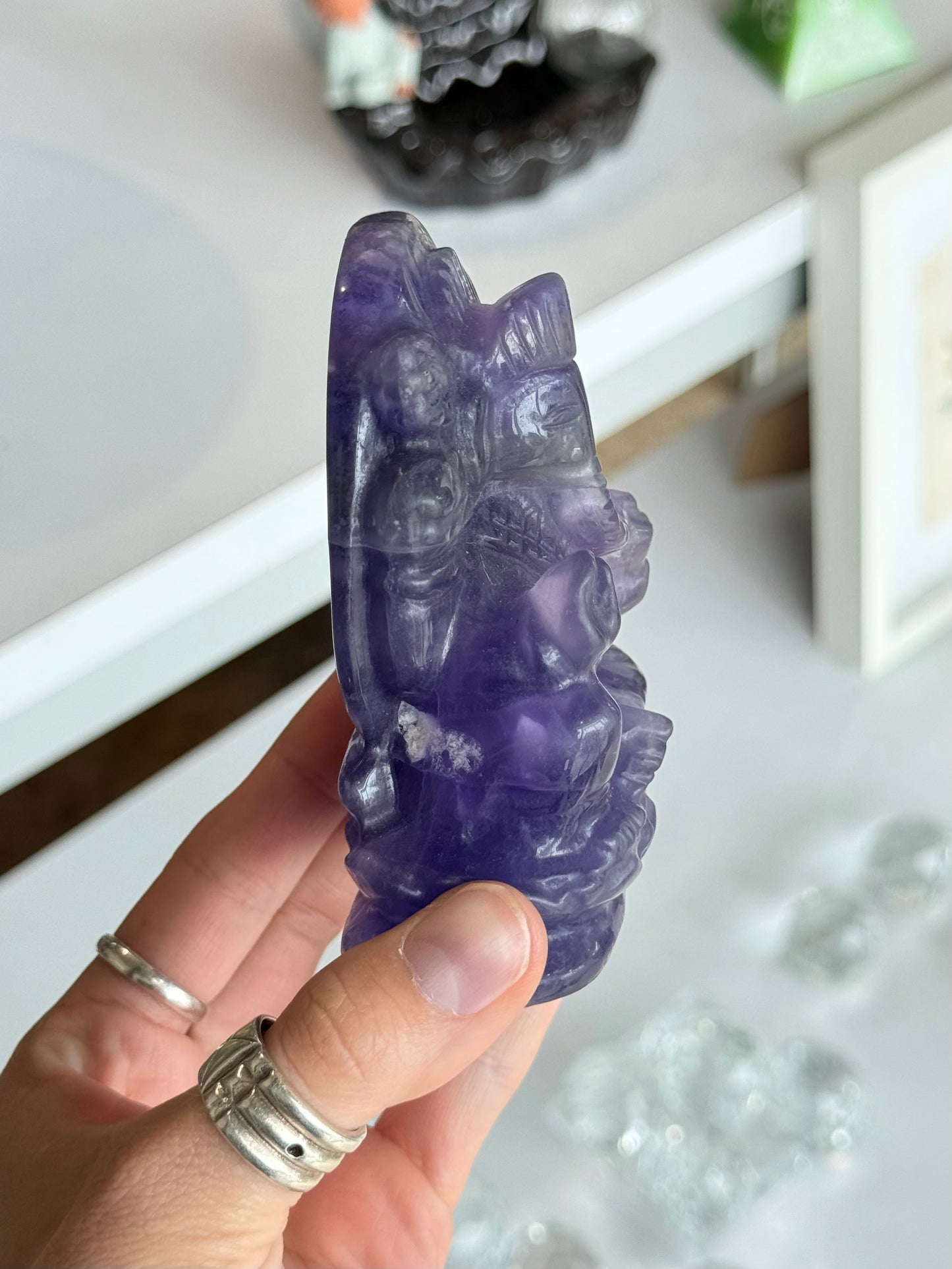 Fluorite Ganesha / Ganesha de Fluorita