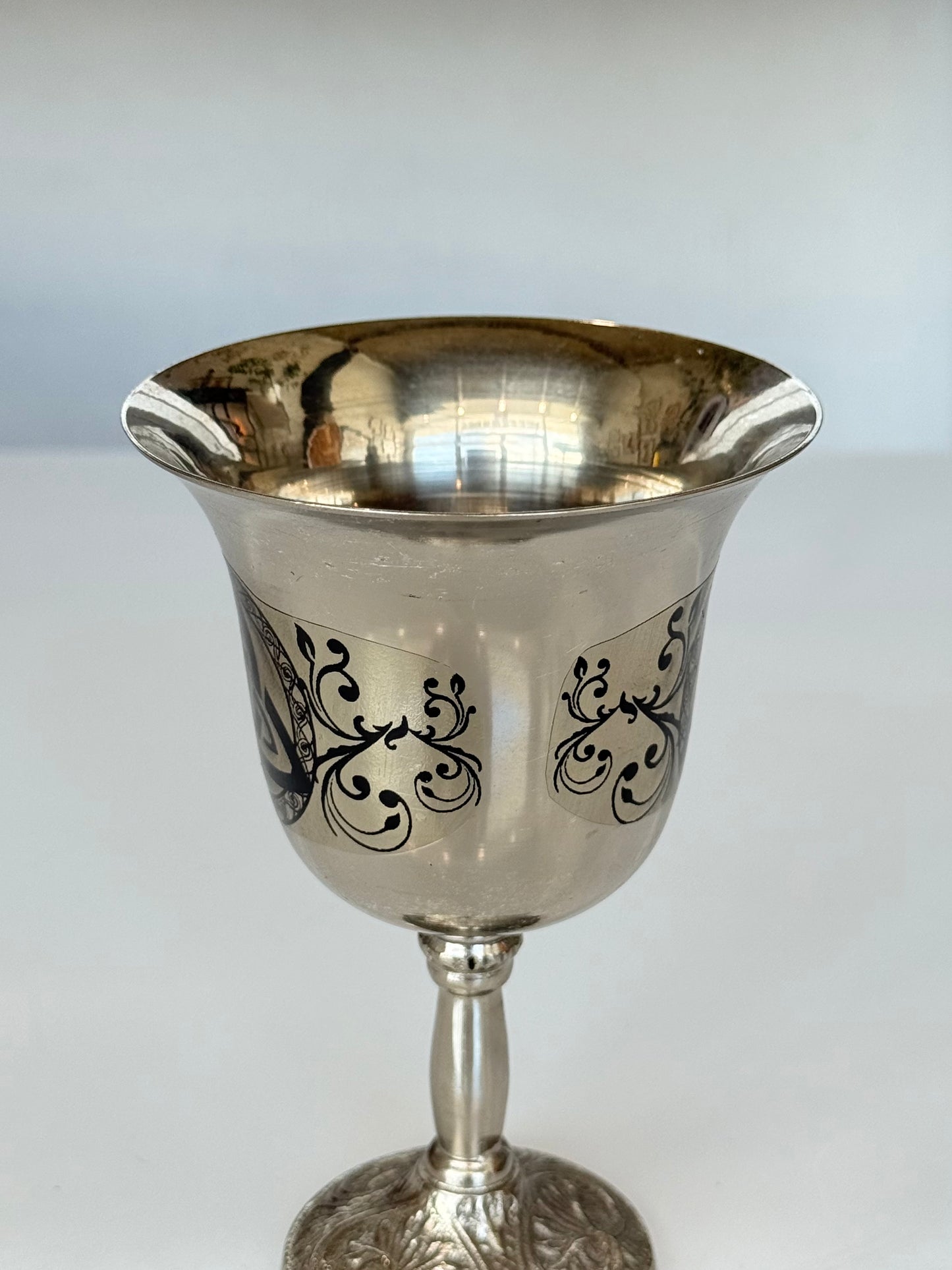 Chalice with Triquetra Symbol