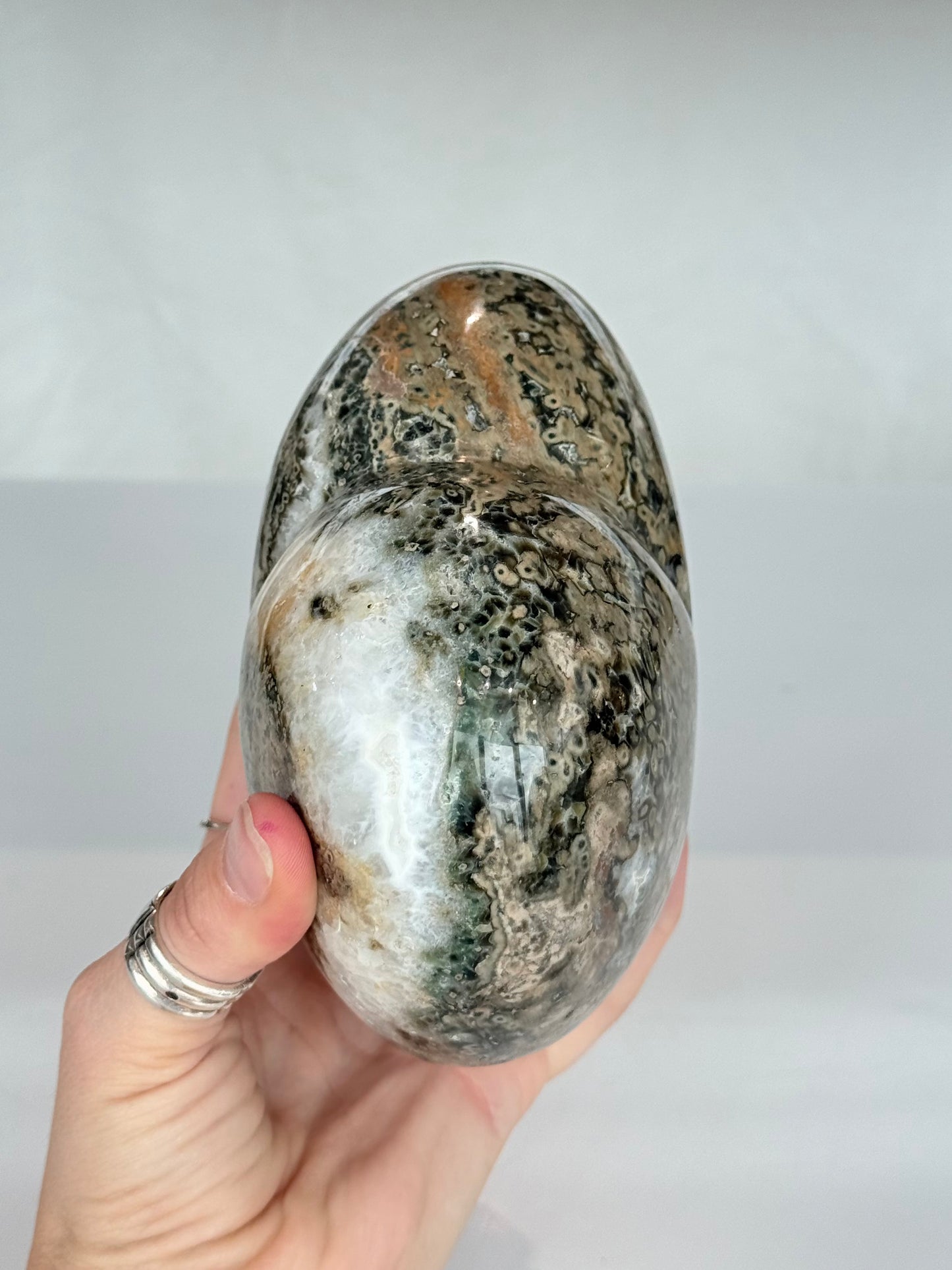 Ocean Jasper Heart ( Madagascar )