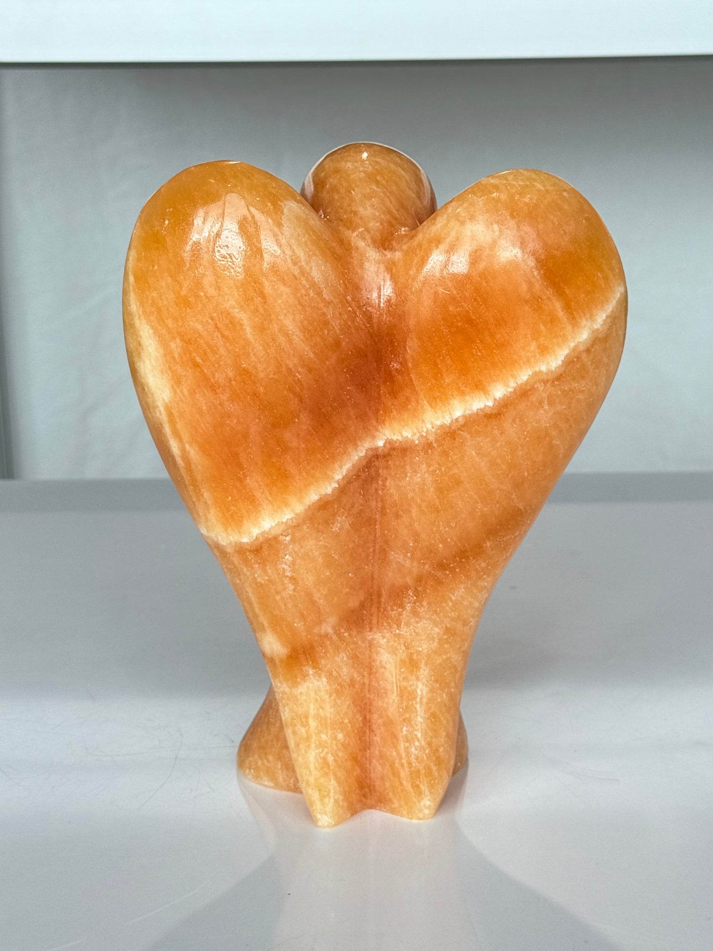 Orange Calcite Angel ( Mexico )