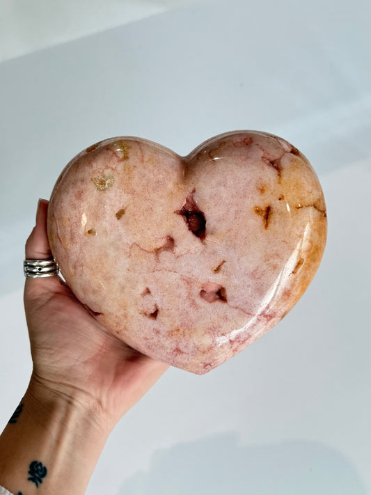 Pink Amethyst Heart ( Brazil )