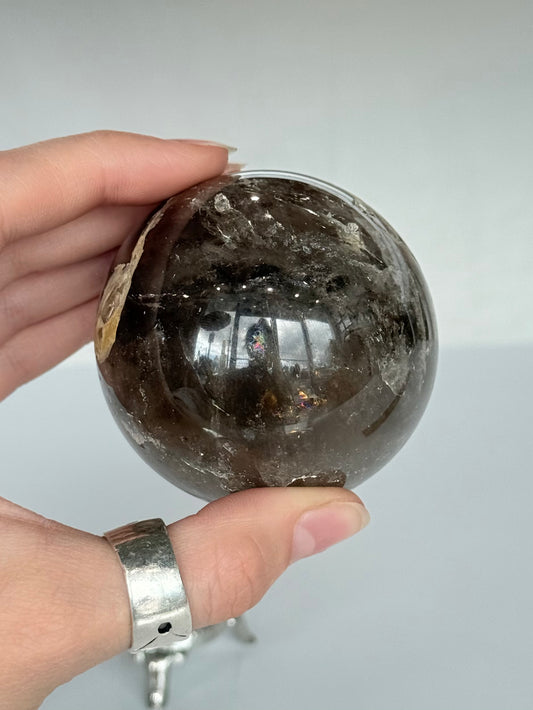 Smoky Quartz Sphere ( Brazil )