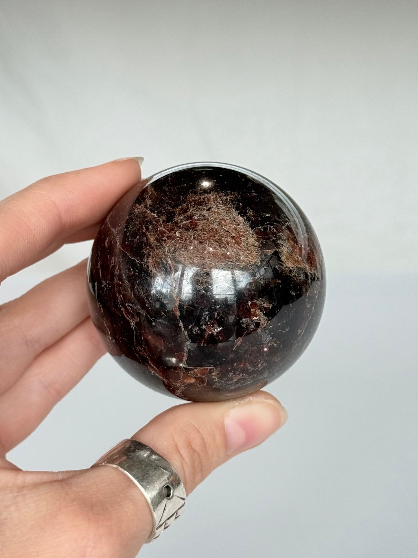 Star Garnet Sphere ( India )