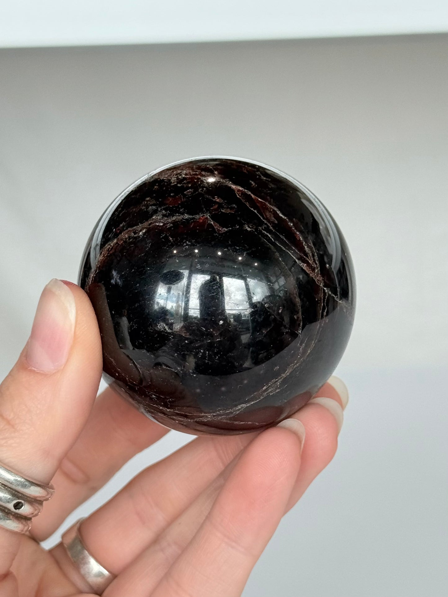 Star Garnet Sphere ( India )