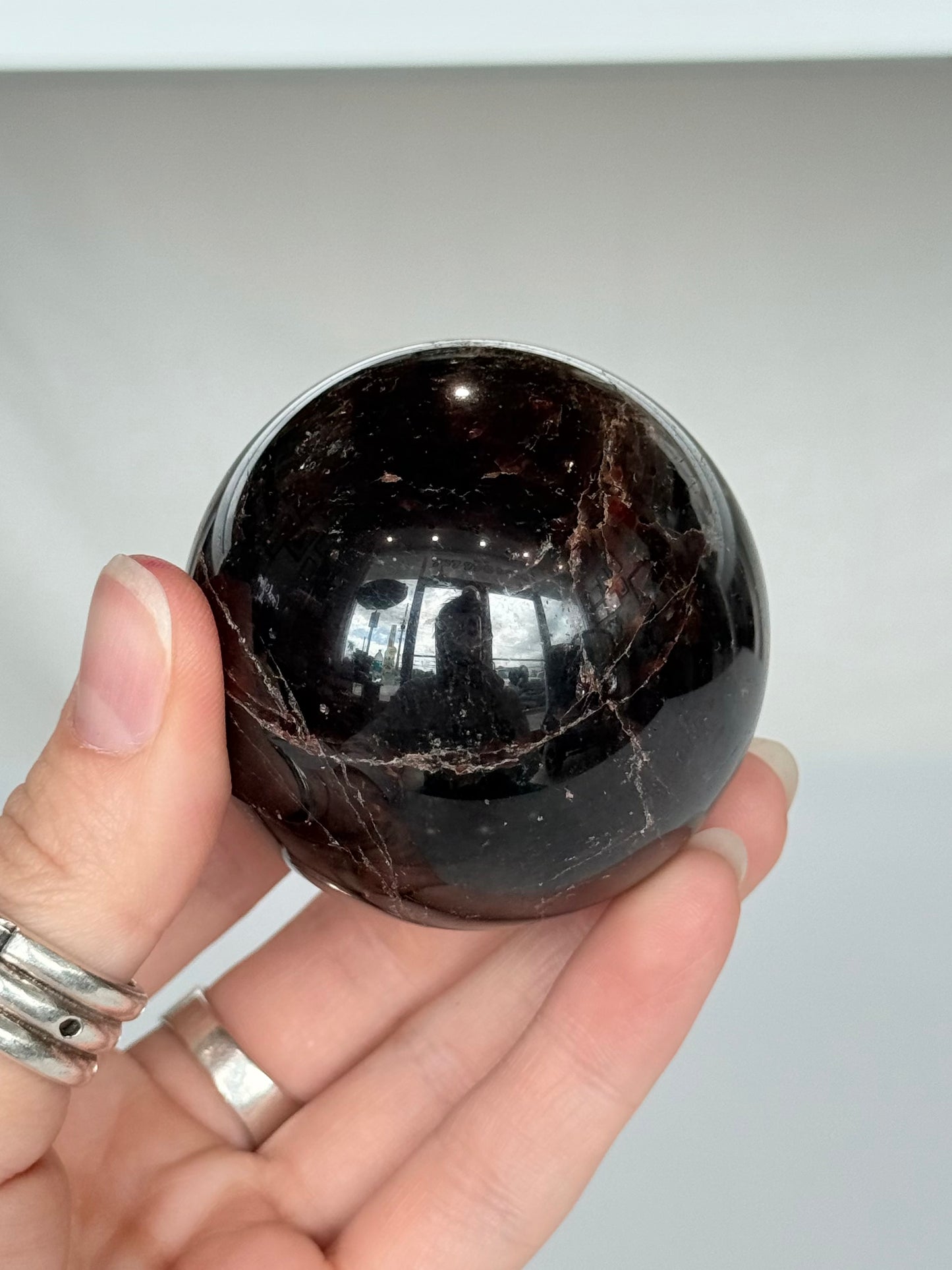 Star Garnet Sphere ( India )
