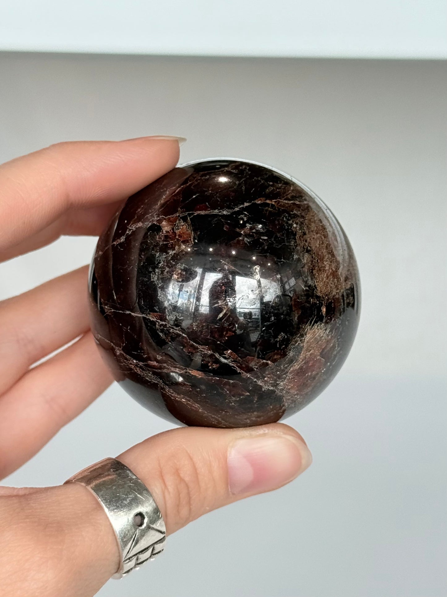 Star Garnet Sphere ( India )