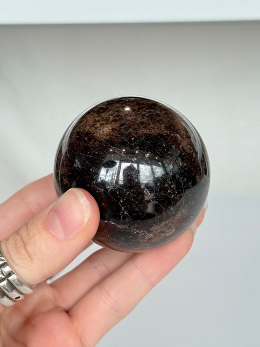 Star Garnet Sphere ( India )