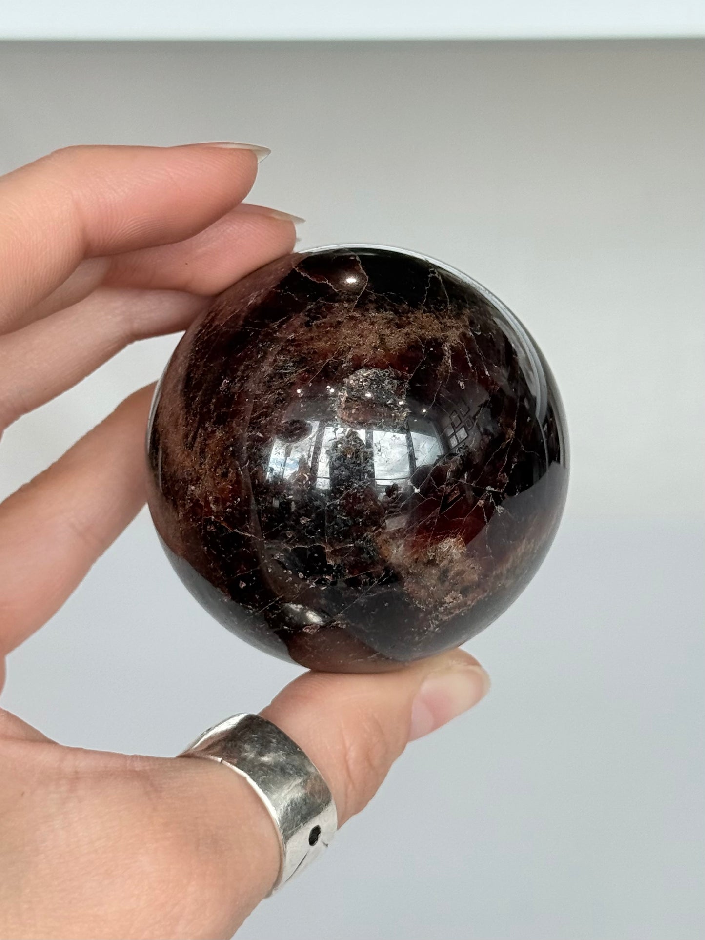 Star Garnet Sphere ( India )