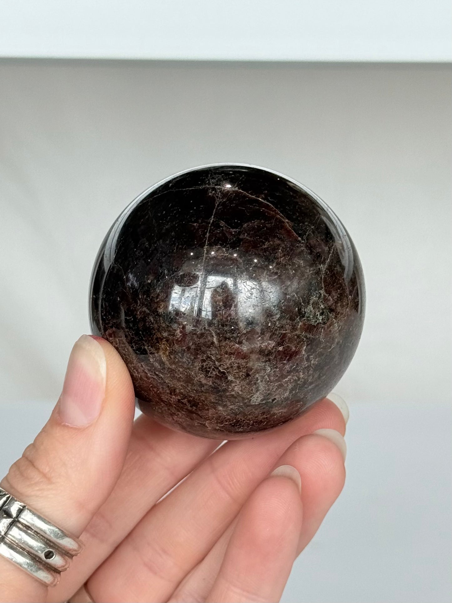 Star Garnet Sphere ( India )