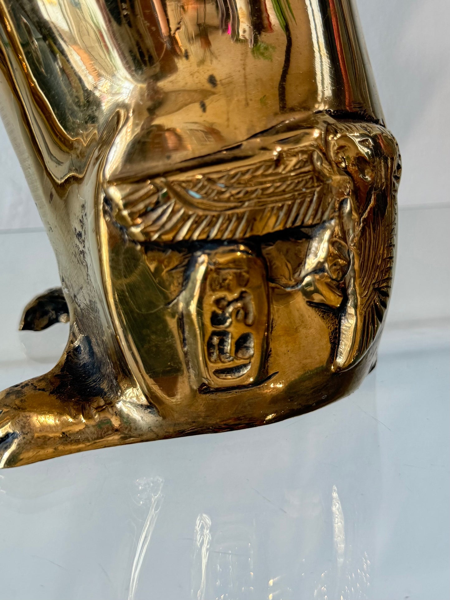 Egyptian Bastet Brass Statue | Estatua Egipcia de Bastet en Latón