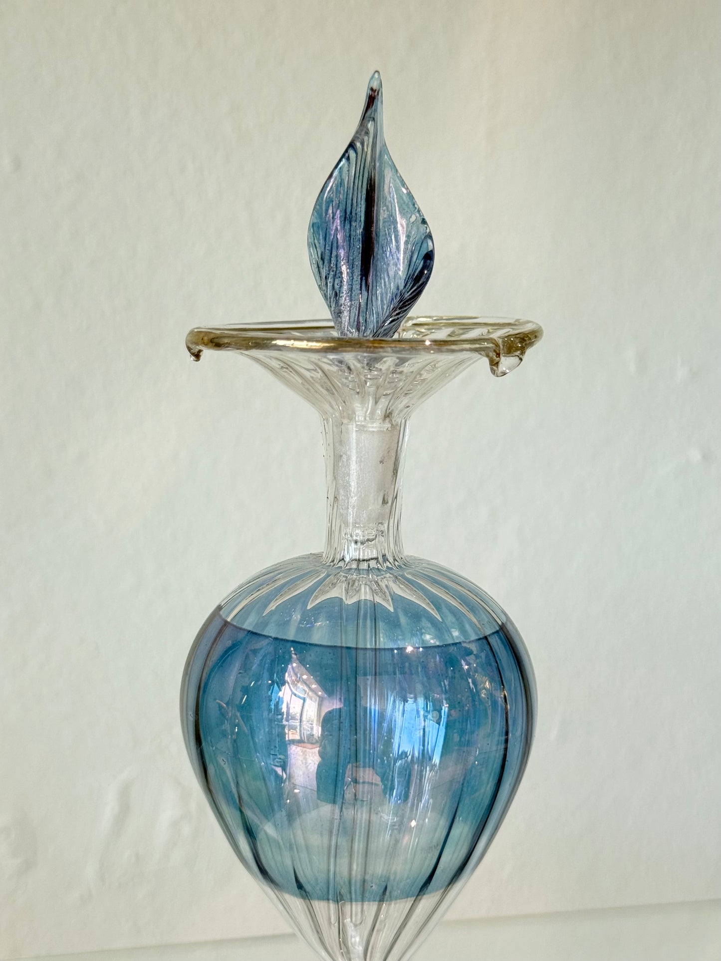 Egyptian Hand-Blown Glass Bottle