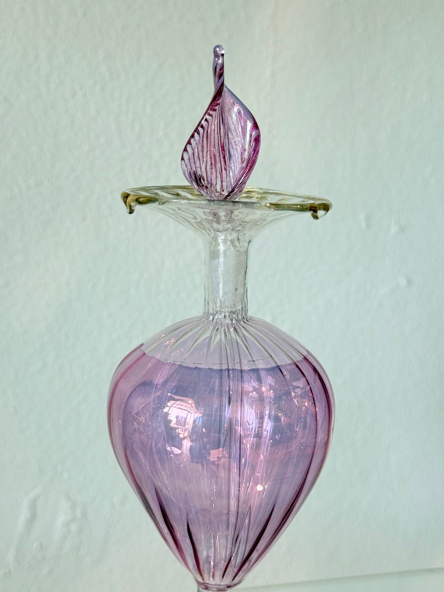 Egyptian Hand-Blown Glass Bottle