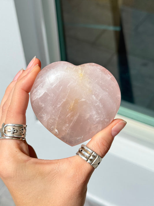 Rose Quartz Heart
