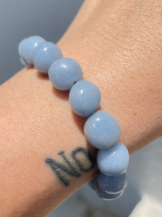 Angelite Freeform Bracelet