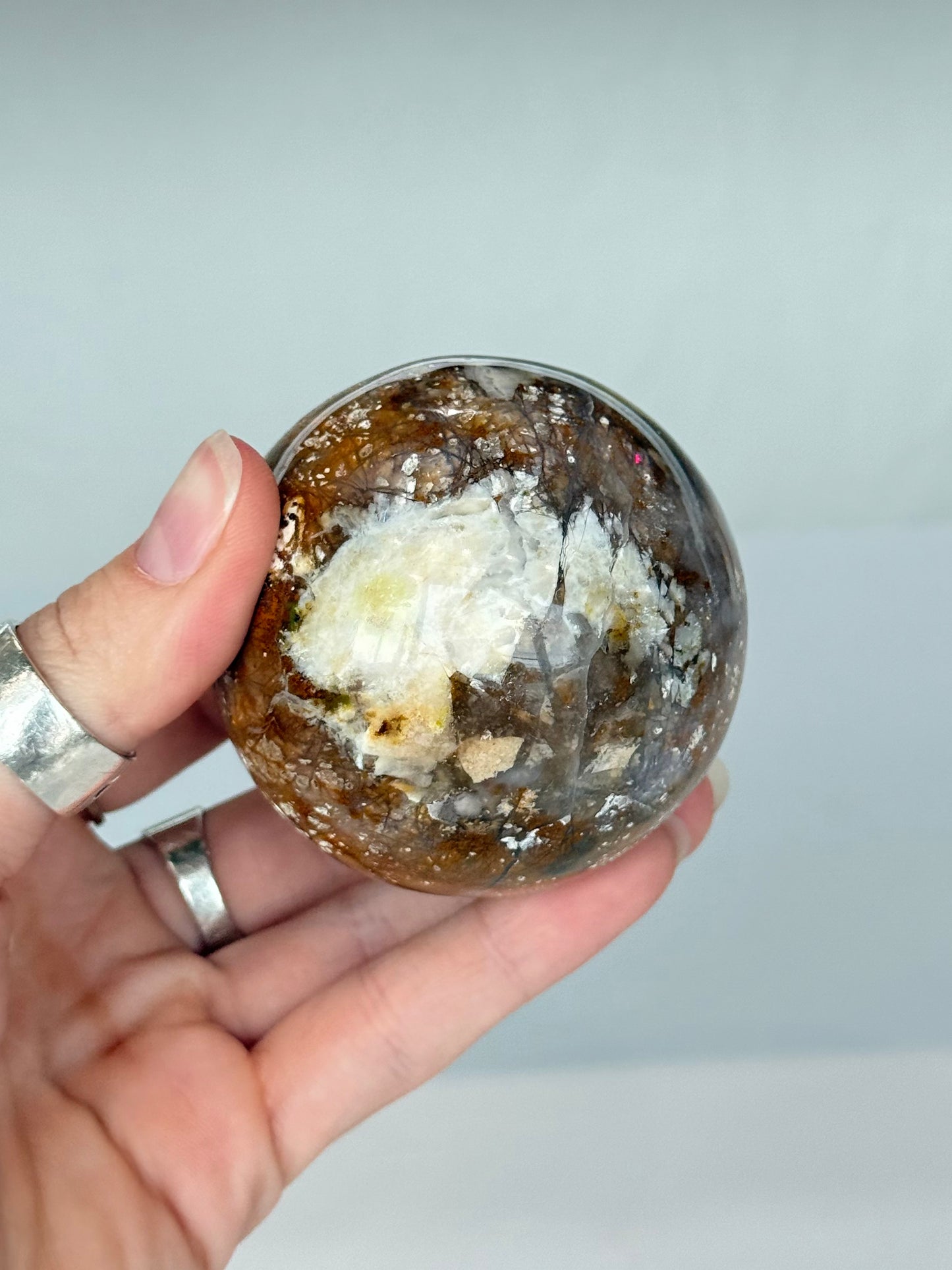 Green Opal In Matrix Sphere ( Madagascar )