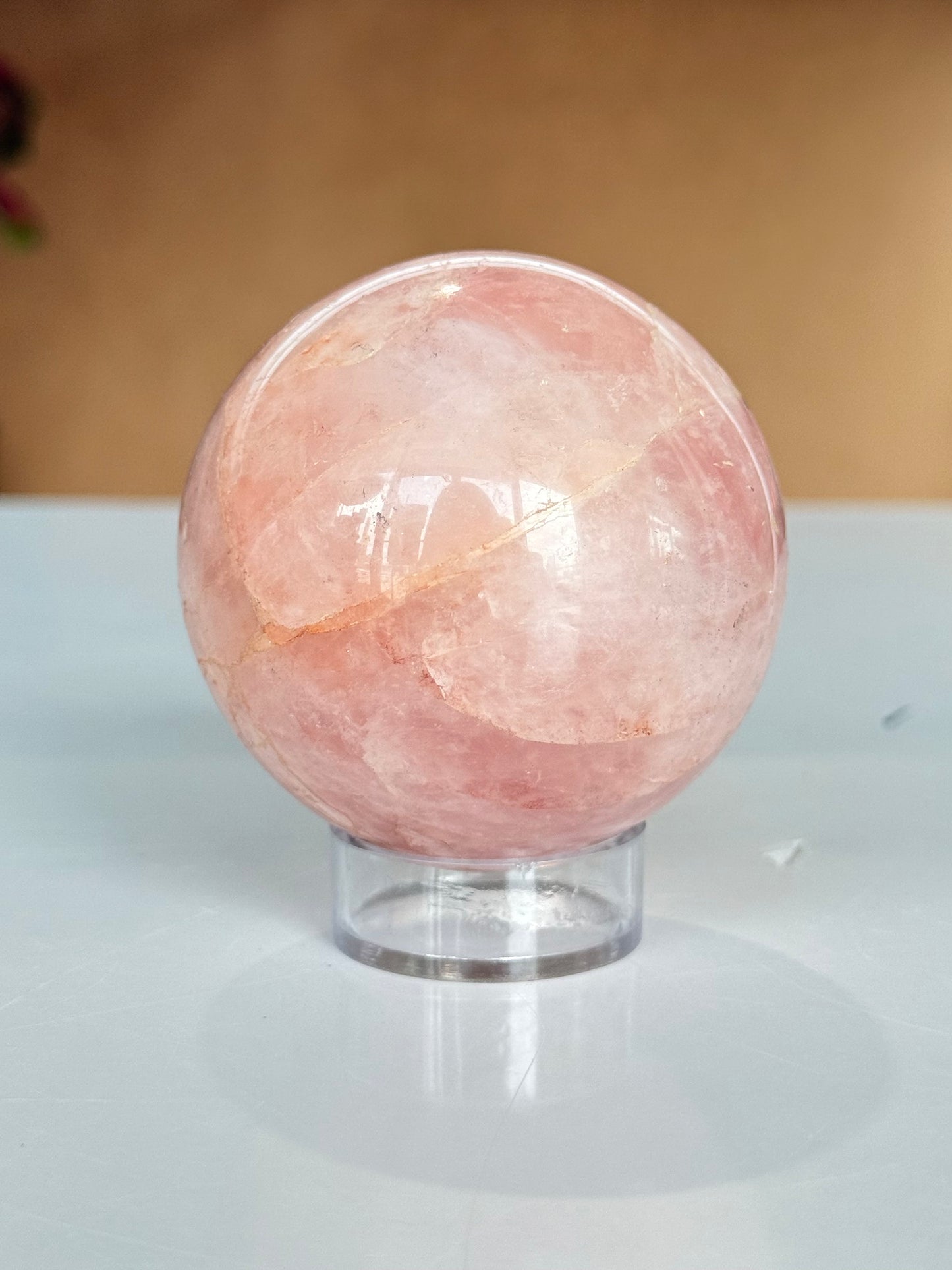 Rose Quartz Sphere | Esfera de Cuarzo Rosado