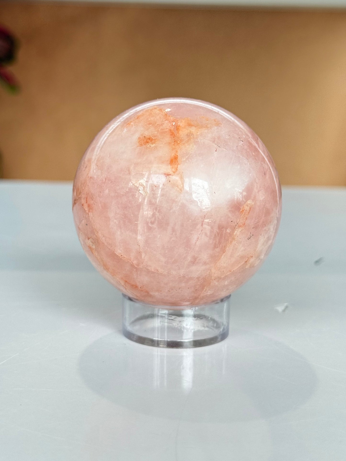 Rose Quartz Sphere | Esfera de Cuarzo Rosado