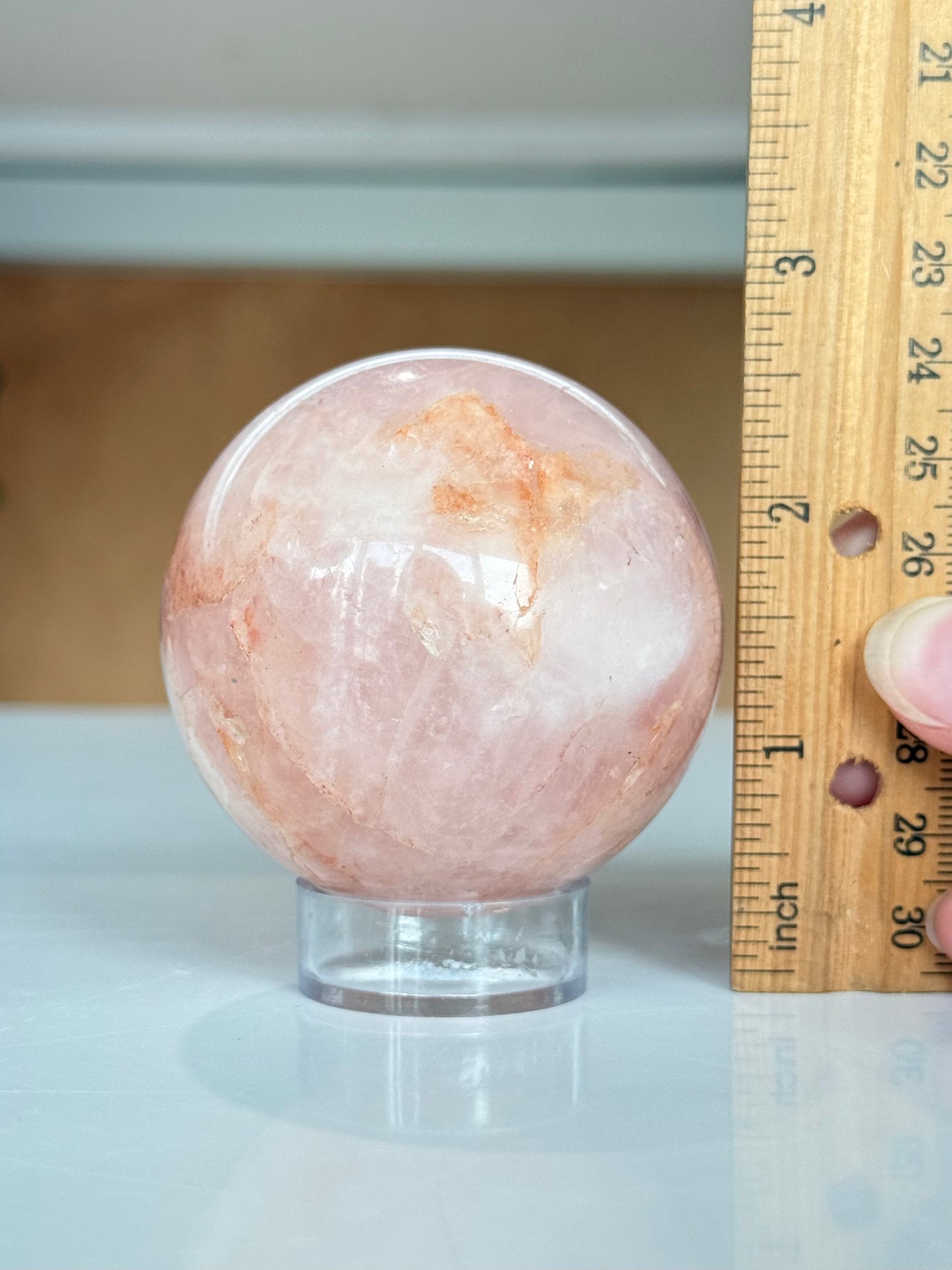 Rose Quartz Sphere | Esfera de Cuarzo Rosado