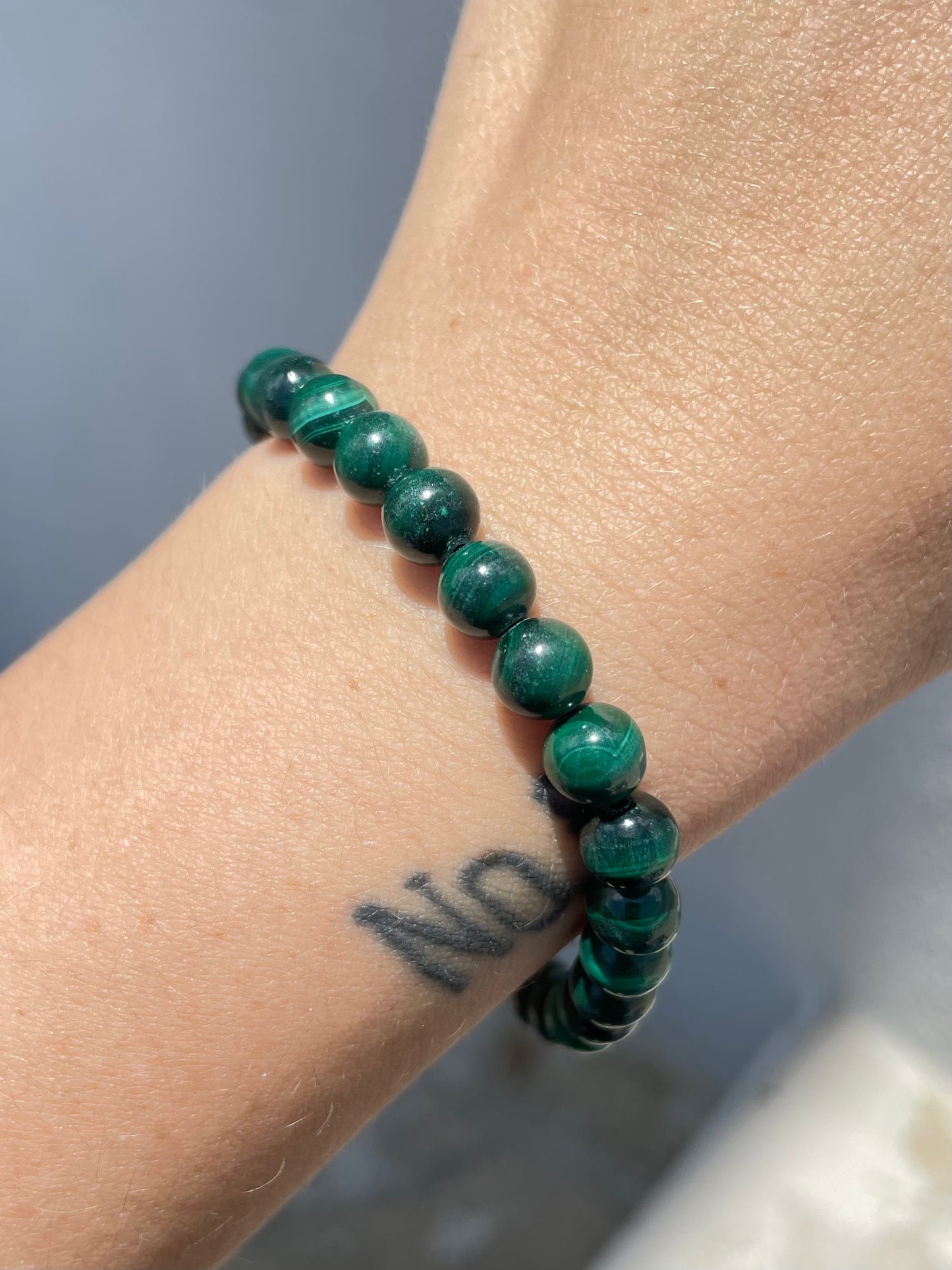 Malachite 7.5mm Bracelet