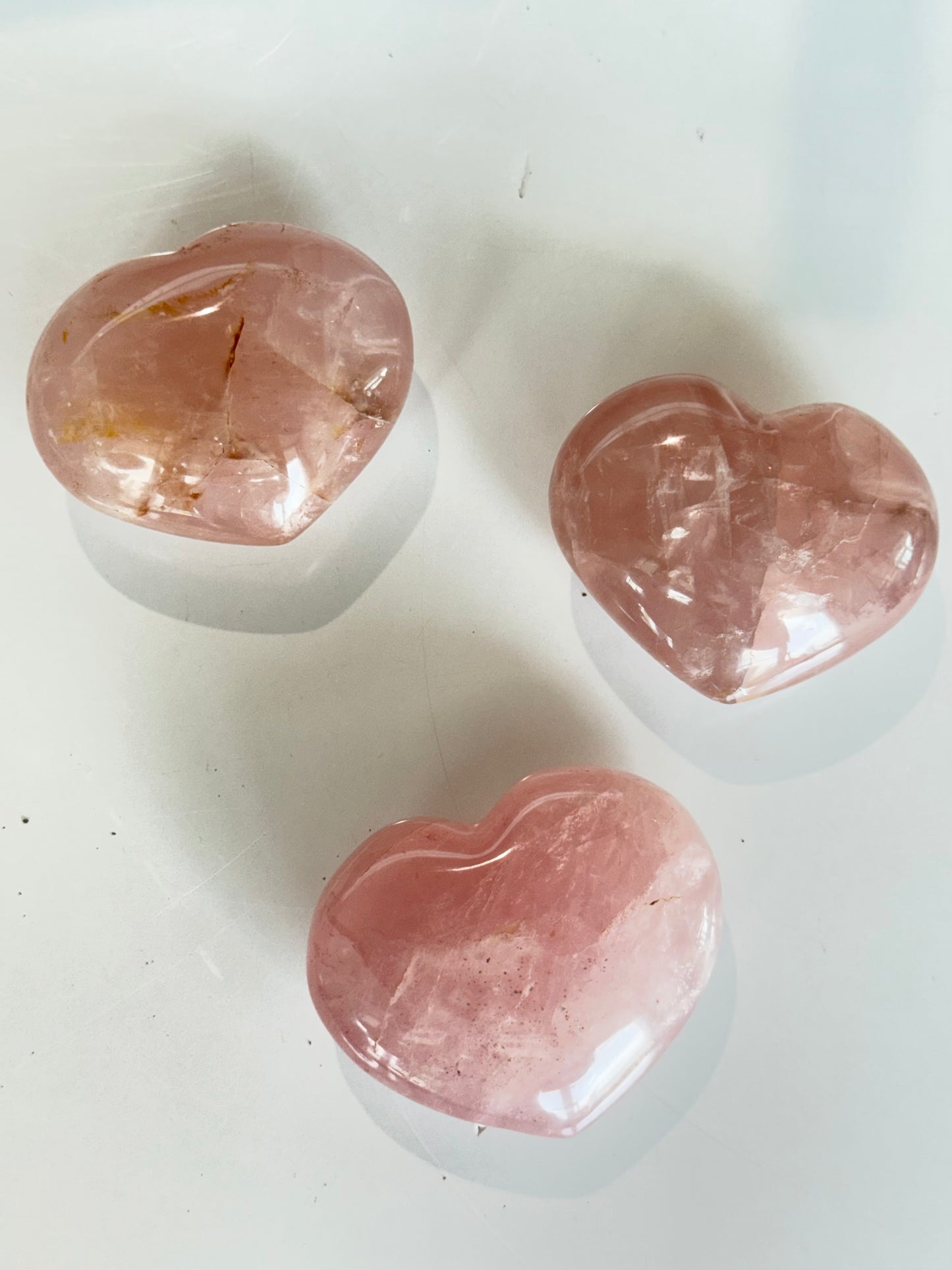 Rose Quartz Heart | Corazón de Cuarzo Rosado