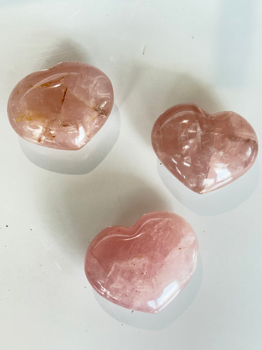 Rose Quartz Heart | Corazón de Cuarzo Rosado
