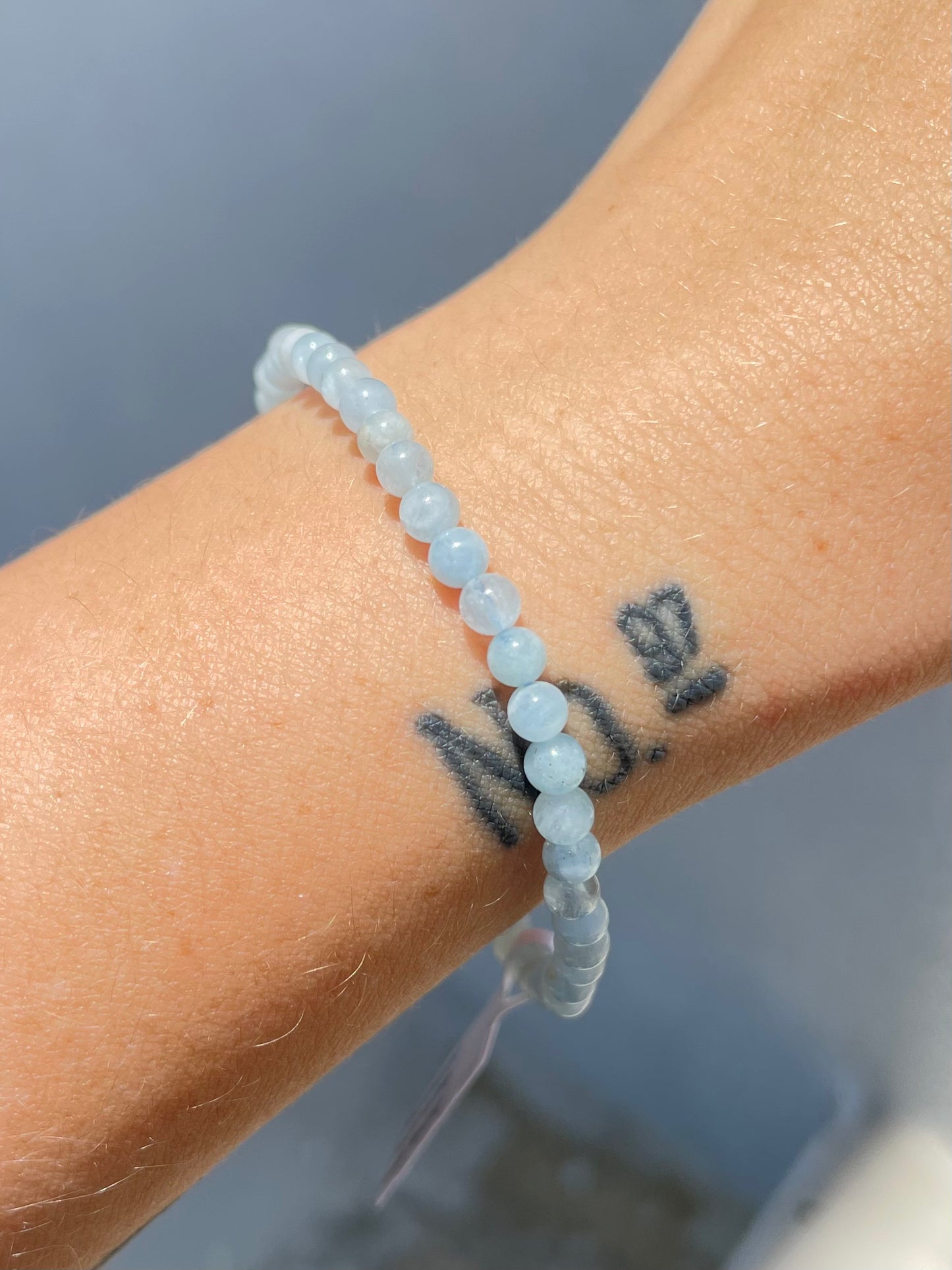Aquamarine 4mm Bracelet