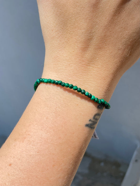 Malachite 4mm Bracelet