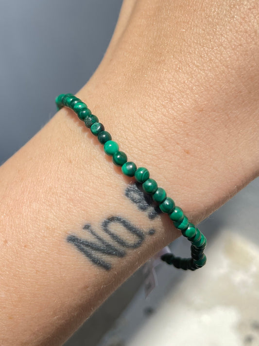 Malachite 4mm Bracelet