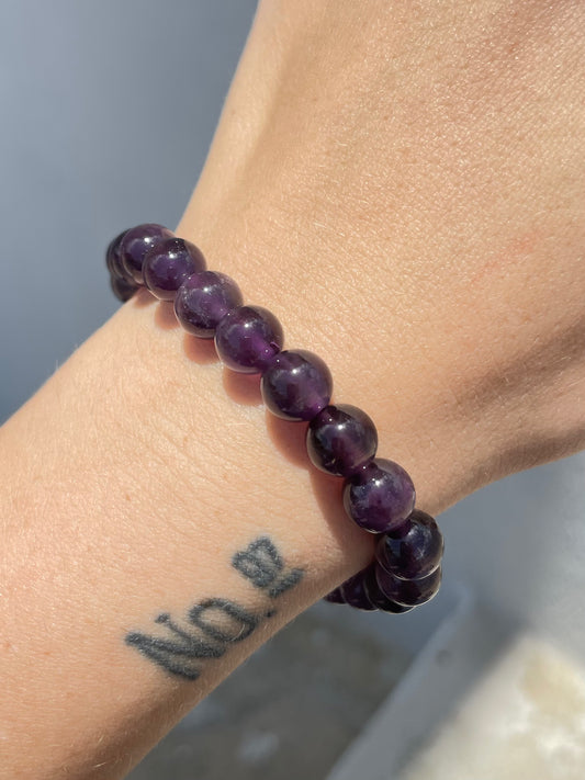Amethyst 8mm Bracelet