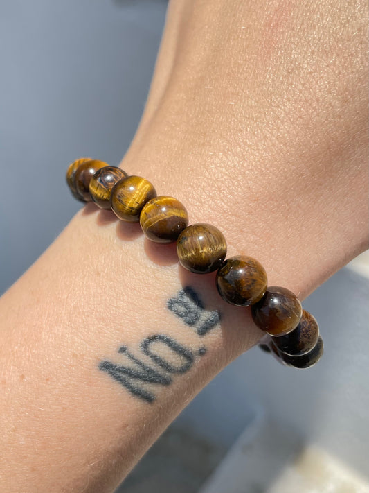 Yellow Tiger Eye 8mm Bracelet