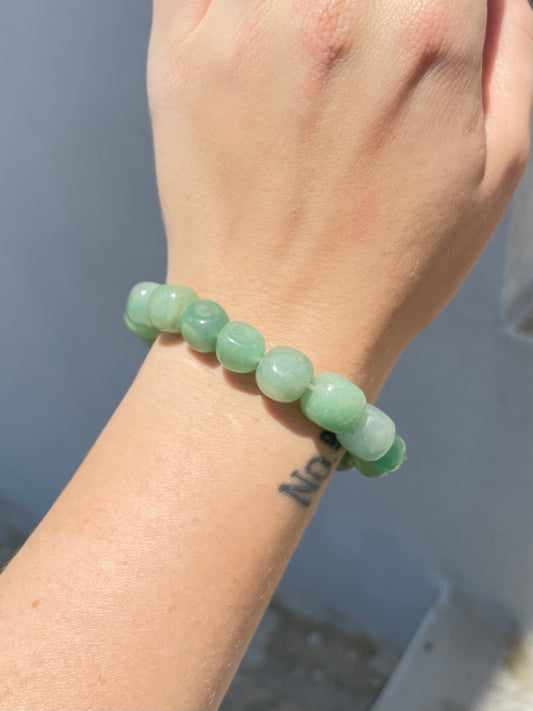 Green Aventurine Freeform Bracelet