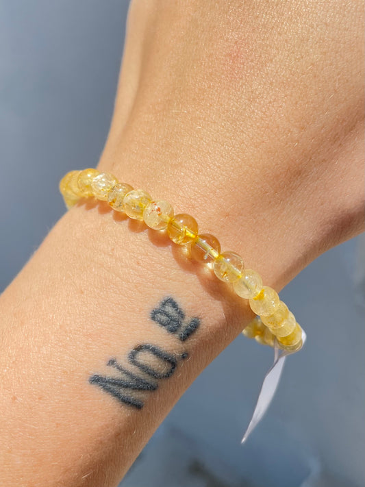 Citrine 6mm Bracelet