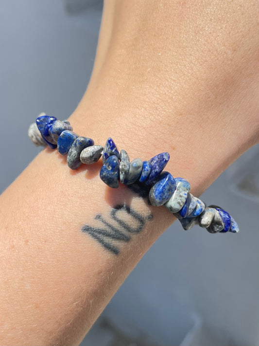 Lapis Lazuli Chip Bracelet