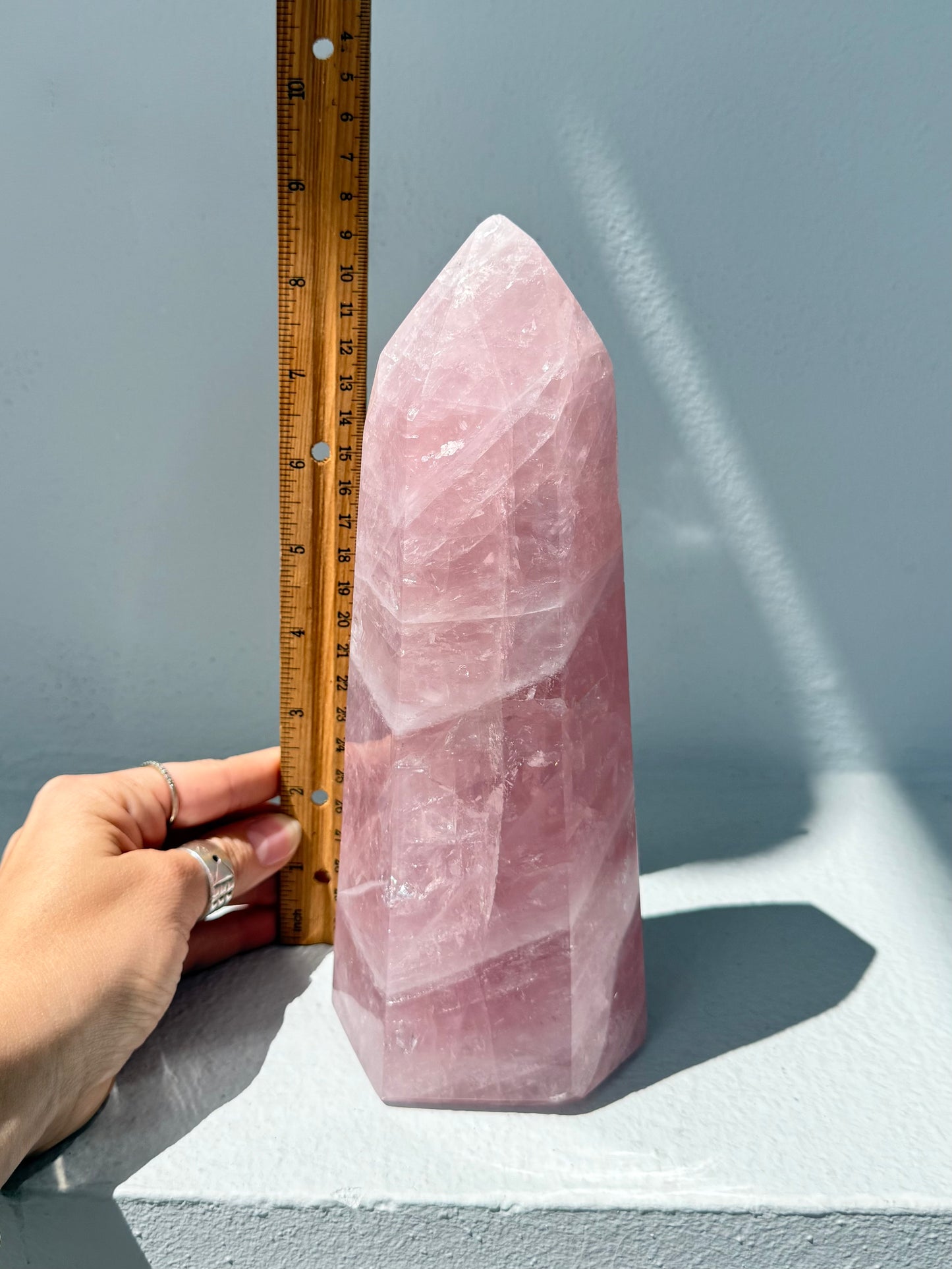 Rose Quartz Point ( Madagascar )