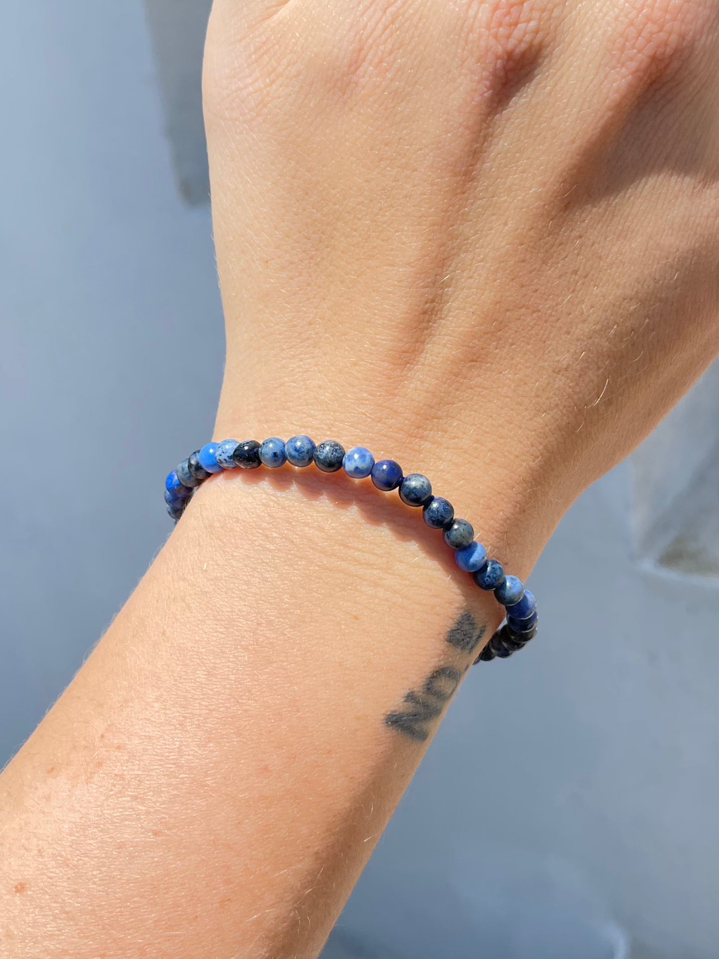 Dumortierite 4mm Bracelet