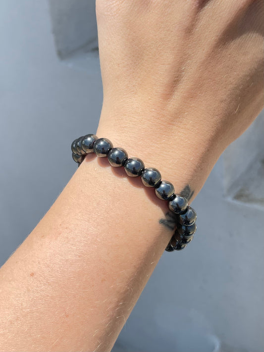 Hematite 8mm Bracelet