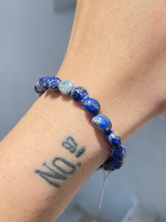Lapis Lazuli Freeform Bracelet