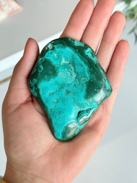 Malachite & Chrysocolla Freeform | Freeform de Malaquita y Crisocola
