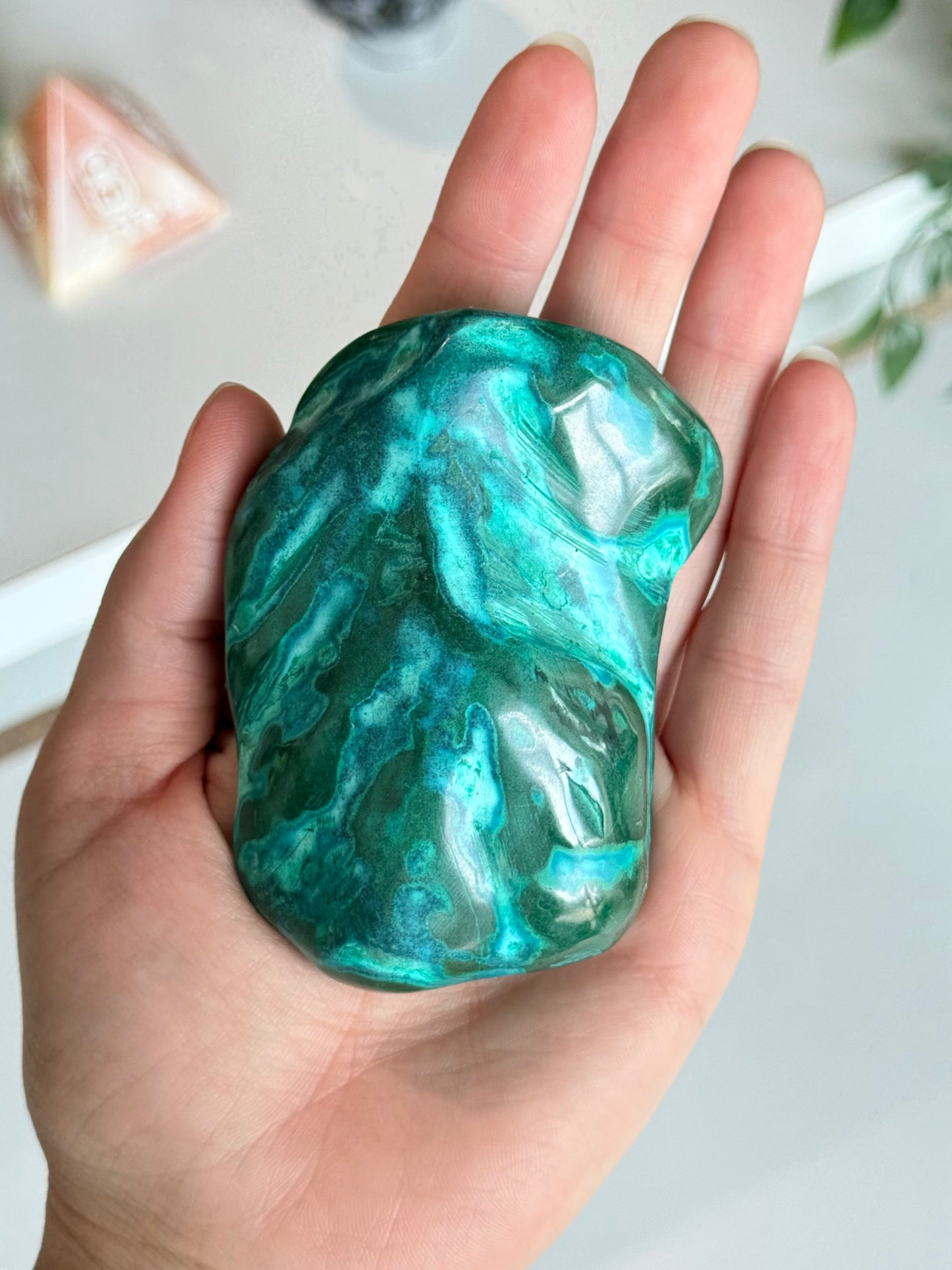 Malachite & Chrysocolla Freeform | Freeform de Malaquita y Crisocola