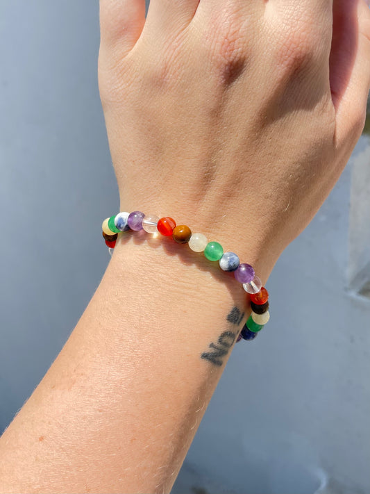 Multi Stone 6mm Bracelet