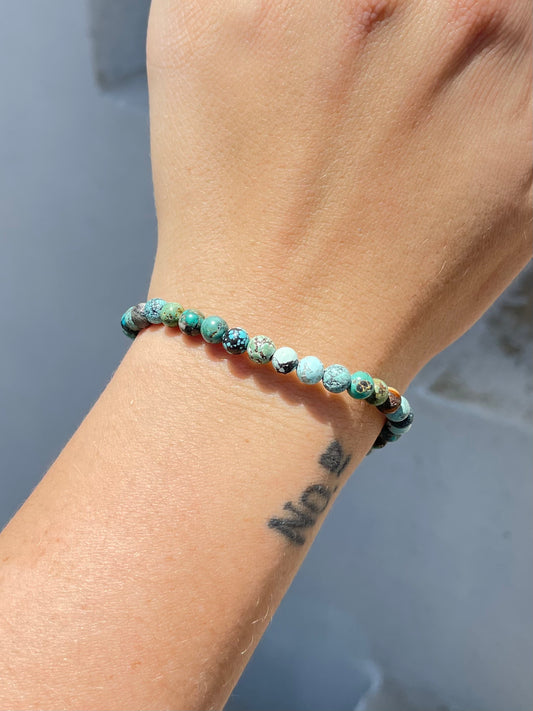Natural Turquoise 5.5mm Bracelet