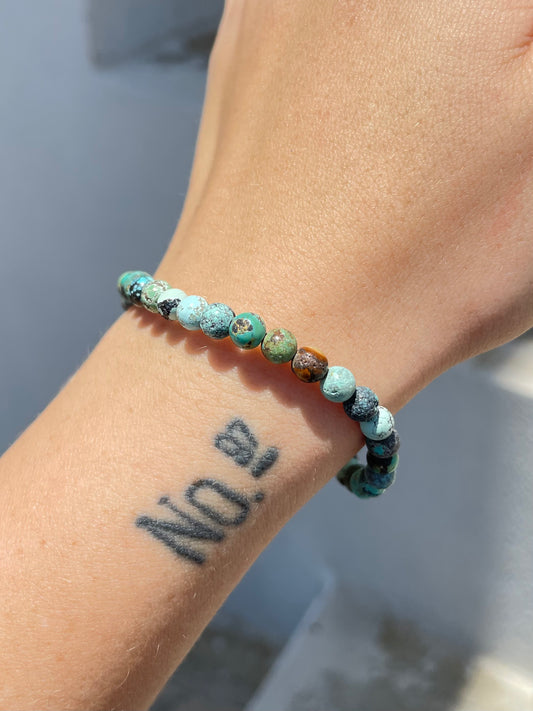 Natural Turquoise 5.5mm Bracelet