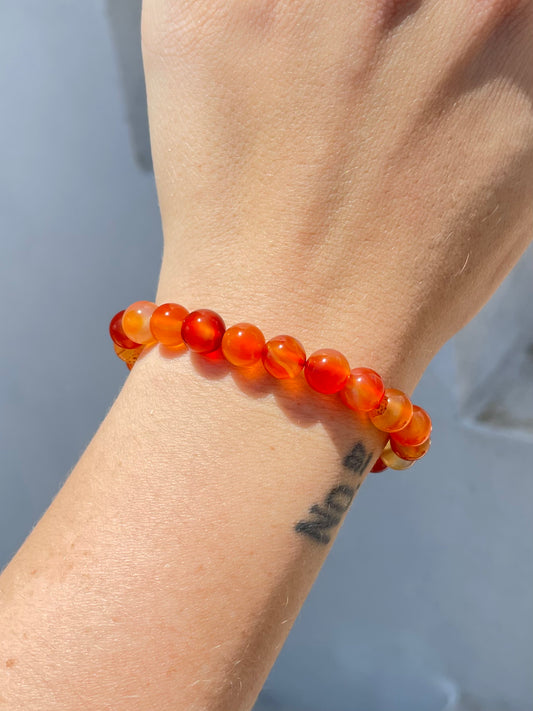 Carnelian 8mm Bracelet
