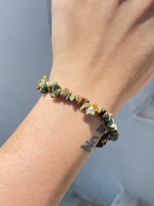 Rhyolite Chip Bracelet