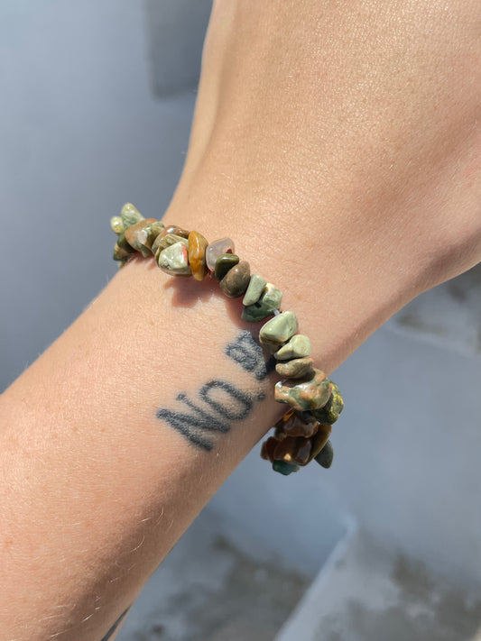 Rhyolite Chip Bracelet
