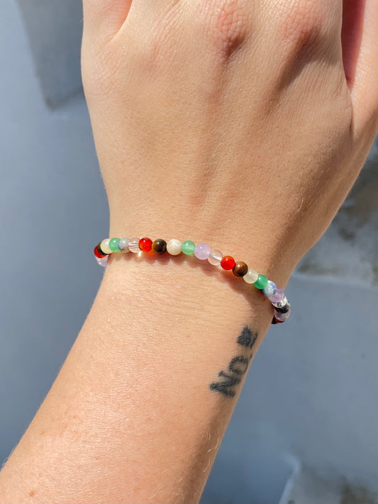 Multi Stone 4mm Bracelet