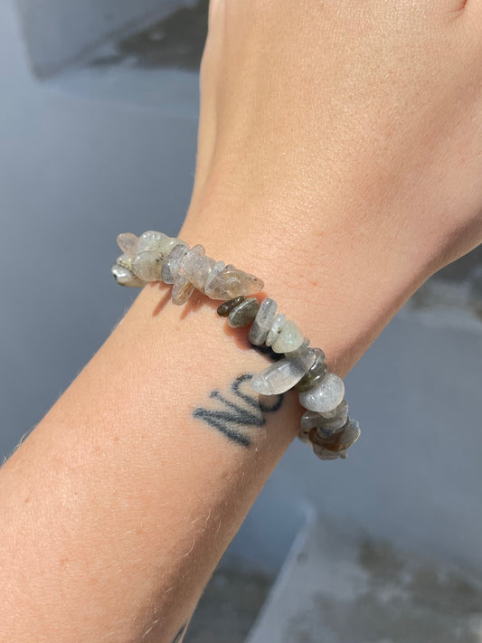 Labradorite Chip Bracelet